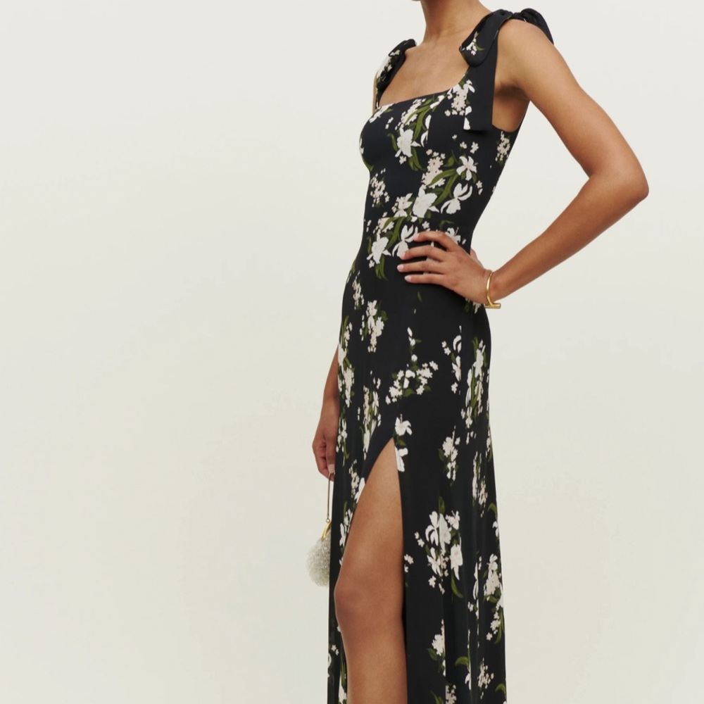Reformation Floral Tie dress size xs
